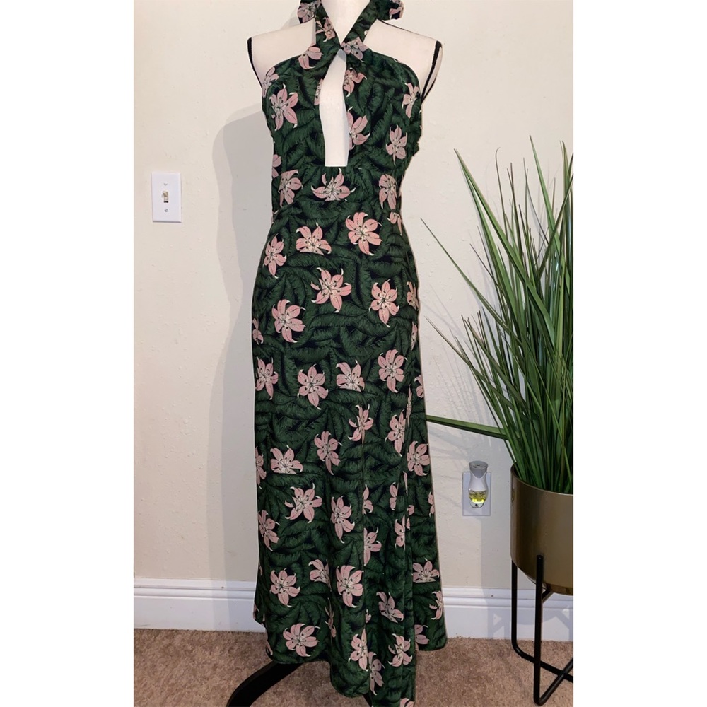 TOPSHOP HIBISCUS FLORAL DRESS - Picture 5 of 6